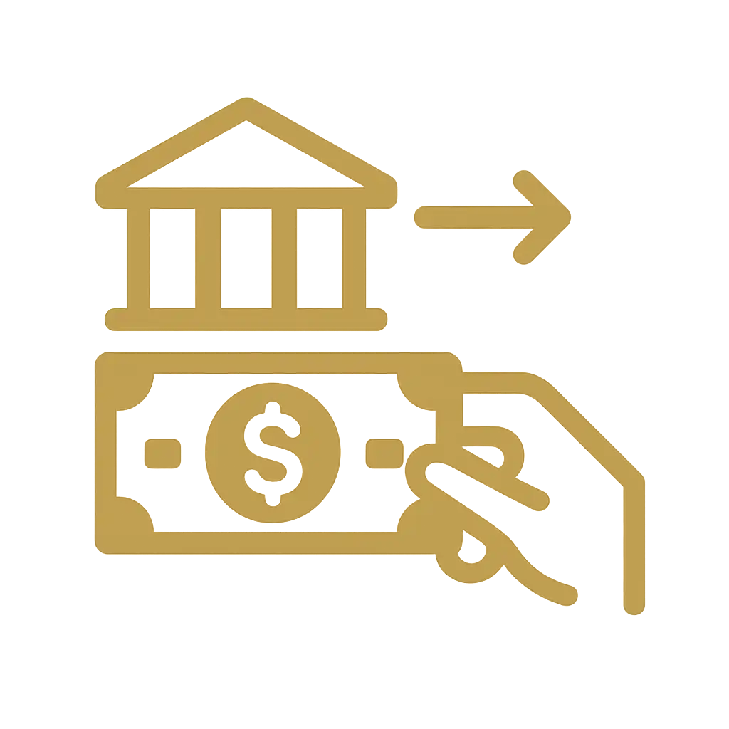 Bank transfer icon